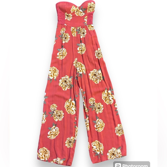 Band Of Gypsies Florsl Jumpsuit - Picture 3 of 8